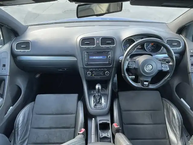 フォルクスワーゲン ゴルフ R 群馬県 2012(平24)年 8.3万km ライジングブルーメタリック 純正SDナビ/CD・DVD・SD/USB・Bluetooth・AUX/バックカメラ/ステアリングリモコン/パドルシフト/革巻付ステアリング/sport/comfortモード/GolfR用バケットシート/D/N席シートヒーター/純正アルミホイール/LEDオートライト/ETC