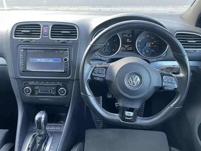 フォルクスワーゲン ゴルフ R 群馬県 2012(平24)年 8.3万km ライジングブルーメタリック 純正SDナビ/CD・DVD・SD/USB・Bluetooth・AUX/バックカメラ/ステアリングリモコン/パドルシフト/革巻付ステアリング/sport/comfortモード/GolfR用バケットシート/D/N席シートヒーター/純正アルミホイール/LEDオートライト/ETC