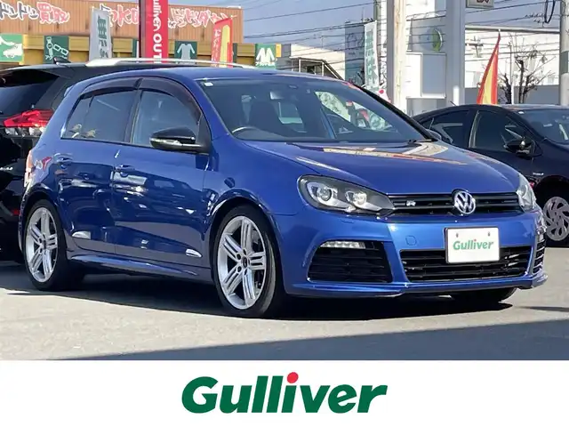 フォルクスワーゲン ゴルフ R 群馬県 2012(平24)年 8.3万km ライジングブルーメタリック 純正SDナビ/CD・DVD・SD/USB・Bluetooth・AUX/バックカメラ/ステアリングリモコン/パドルシフト/革巻付ステアリング/sport/comfortモード/GolfR用バケットシート/D/N席シートヒーター/純正アルミホイール/LEDオートライト/ETC