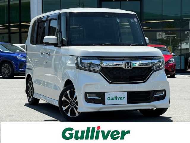 ホンダ Ｎ ＢＯＸ カスタム G L ホンダセンシング 長野県 2018(平30)年 5.4万km プレミアムホワイトパールⅡ 〇ホンダセンシング/・衝突軽減ブレーキシステム/・アダプティブクルーズコントロール/・レーンキープアシスト/〇純正メモリーナビ/・CD/DVD/SD/Bluetooth/〇フルセグTV/〇バックカメラ/〇パワースライドドア/〇ビルトインETC/〇LEDヘッドライト/〇オートライト/〇純正14インチアルミ/〇レザー調シートカバー/〇オートエアコン/〇スマートキー/〇禁煙車