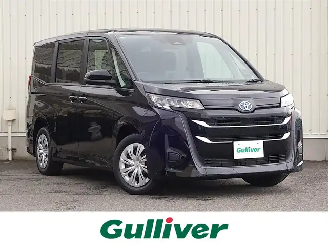 トヨタ ノア ハイブリッド X 山形県 2025(令7)年 0.1万km アティチュードブラックマイカ プリクラッシュセーフティ/両側パワースライドドア/レーダークルーズコントロール/LEDオートヘッドライト/コーナーセンサー/アイドリングストップ/ステアリングスイッチ/電動格納ウィンカーミラー/WAC/スマートキー