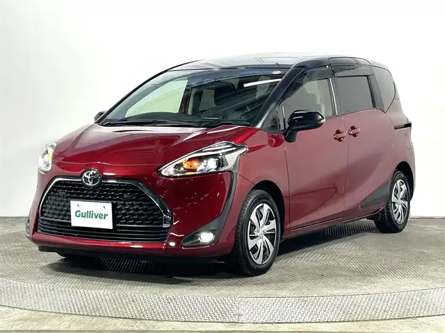 トヨタ シエンタ G クエロ 大阪府 2019(平31)年 5.3万km ブラックマイカ/センシュアルレッドマイカ 純正ナビ(地デジ/CD再生/Bluetooth) バックカメラ ETC 両側パワースライドドア 衝突軽減 トヨタセーフティセンス ハーフレザー シートヒーター ハンドルヒーター ドラレコ