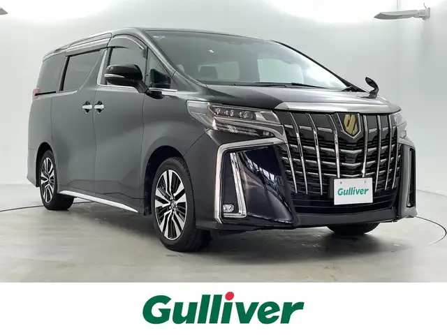 トヨタ アルファード S タイプゴールド 福井県 2020(令2)年 4.5万km ブラック トヨタセーフティセンス/純正ディスプレイオーディオ/【AM/FM/Bluetooth/フルセグTV】/フリップダウンモニター/バックカメラ/ETC/オートライト/LEDヘッドライト/パワーバックドア/純正アルミホイール/ハーフレザーシート/ドライブレコーダー/レーダークルーズ/オートマチックハイビーム/両側パワースライドドア