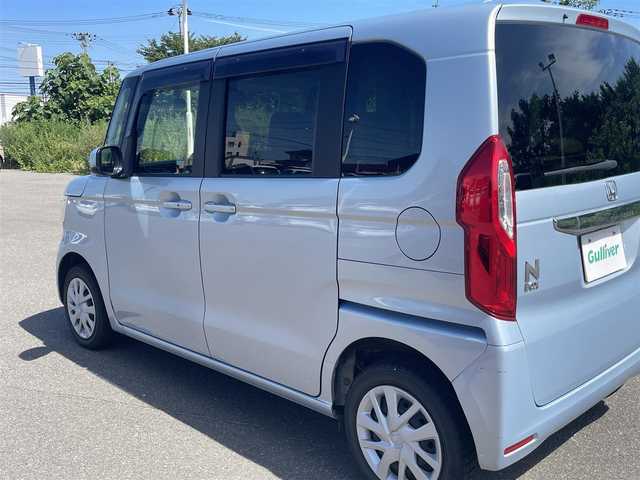 ホンダ Ｎ ＢＯＸ G 山形県 2018(平30)年 7.1万km モーニングミストブルーM 4WD/SDナビ/　　【CD　DVD　BT　フルセグ　USB　MSV】/バックカメラ/LEDライト/シートヒーター/ドライブレコーダー/電動格納ウィンカーミラー/ドアバイザー/フロアマット/プッシュスタート/スマートキー/ETC