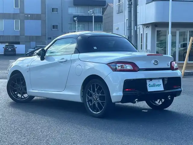 トヨタ コペン GRスポーツ 島根県 2022(令4)年 4.7万km パールホワイトⅢ 社外メモリナビ・フルセグＴＶ　/ＤＶＤ再生・Ｂｌｕｅｔｏｏｔｈ　/バックカメラ　/BBS16インチアルミホイール/革調シートカバー/パドルシフト　/シートヒーター　/盗難防止装置　/アイドリングストップ　/純正LEDライト　/純正フォグランプ/オートライト/純正フロアマット　