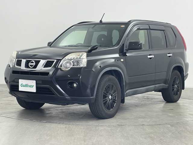 日産 エクストレイル 20Xtt 群馬県 2013(平25)年 14.2万km ダイヤモンドブラック 社外７インチナビ　フルセグＴＶ　バックカメラ　レザーシート　全席シートヒーター　ダウンヒルアシストコントロール　クルーズコントロール　ルーフレール　オートエアコン　純正フロアマット　ＥＴＣ　禁煙車