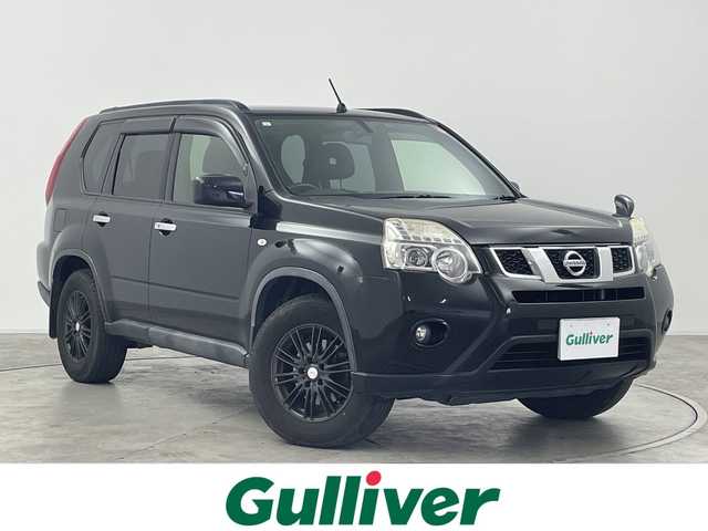 日産 エクストレイル 20Xtt 群馬県 2013(平25)年 14.2万km ダイヤモンドブラック 社外７インチナビ　フルセグＴＶ　バックカメラ　レザーシート　全席シートヒーター　ダウンヒルアシストコントロール　クルーズコントロール　ルーフレール　オートエアコン　純正フロアマット　ＥＴＣ　禁煙車
