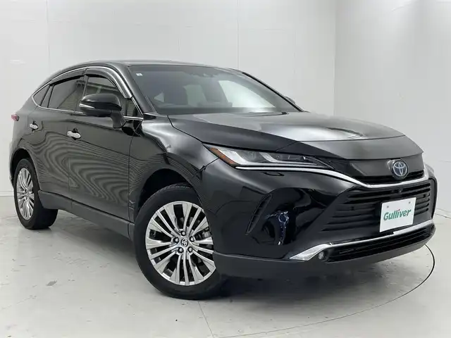 トヨタ ハリアー ハイブリッド Z 茨城県 2021(令3)年 2.9万km 黒 JBL 12.3型ナビ フルセグTV BT USB AUX/全周囲カメラ/デジタルインナーミラー（ドラレコ一体型）/ハーフレザーシート/パワーシート/パワーリアゲート/ビルトイン 2.0ETC/19インチ アルミホイール/衝突被害軽減ブレーキ/レーダークルーズコントロール/レーンアシスト/オートマチックハイビーム/LEDオートヘッドライト/フォグライト/コーナーセンサー