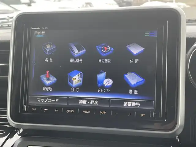 スズキ スペーシア カスタム XS ターボ 青森県 2018(平30)年 4.4万km ピュアホワイトP 4WD/純正メモリナビ/（BT／AM／FM／DVD）/全周囲方位カメラ/両側パワースライド/全席シートヒーター/社外エンジンスターター/ドライブレコーダー（前方）/LEDヘッドライト/オートライト/アシストハイビーム/衝突軽減システム