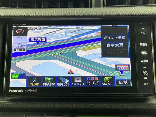 トヨタ アクア S 大阪府 2013(平25)年 6.1万km コバルトブルーメタリック 社外ナビ　/【BT/フルセグTV/USB/ipod/DVD]/バックカメラ/ETC/横滑り防止装置/純正フロアマット/スペアキー