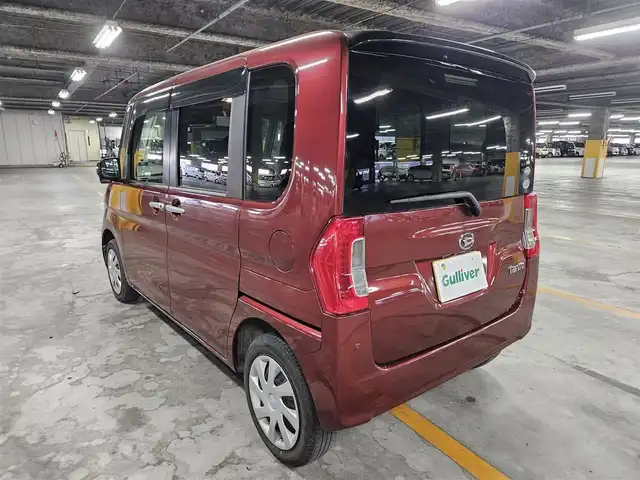 ダイハツ タント X SA Ⅲ 愛媛県 2017(平29)年 3.9万km 赤 〇社外ナビ（BL/TV/CD/DVD）/〇バックカメラ/〇片側パワースライドドア/〇スマートアシスト３/〇アイドリングストップ/〇ドライブレコーダー/〇シートヒーター/〇オートライト/〇オートエアコン/〇スマートキー/〇禁煙車