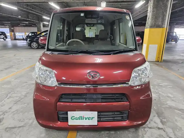 ダイハツ タント X SA Ⅲ 愛媛県 2017(平29)年 3.9万km 赤 〇社外ナビ（BL/TV/CD/DVD）/〇バックカメラ/〇片側パワースライドドア/〇スマートアシスト３/〇アイドリングストップ/〇ドライブレコーダー/〇シートヒーター/〇オートライト/〇オートエアコン/〇スマートキー/〇禁煙車