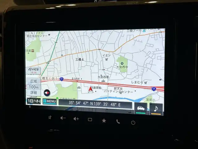 スズキ ソリオ バンディット HV MV 埼玉県 2021(令3)年 2.3万km グリッターバイオレットパール デュアルカメラブレーキサポート /純正9インチメモリナビ/　　CD/DVD/BTフルセグ /全方位モニター /両側パワースライドドア /レーダークルーズコントロール /シートヒーター /純正15インチアルミホイール/ヘッドアップディスプレイ/ステアリングスイッチ /純正ETC