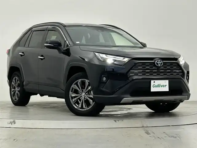 トヨタ ＲＡＶ４ ハイブリッドG 宮城県 2023(令5)年 4.8万km アティチュードブラックマイカ 純正１０．５インチナビ/（AM/FM/BT/USB/Apple Car Play)/レーダークルーズコントロール/TSS/アラウンドビューモニター/パワーバックドア/前後ドライブレコーダー/（TZ-DR210）/前席シートヒーター/前席シートエアコン/D席パワーシート/ETC2.0/前後コーナーセンサー/フルセグTV/LEDヘッドライト/オートマチックハイビーム/純正フロアマット/純正１８インチアルミホイール