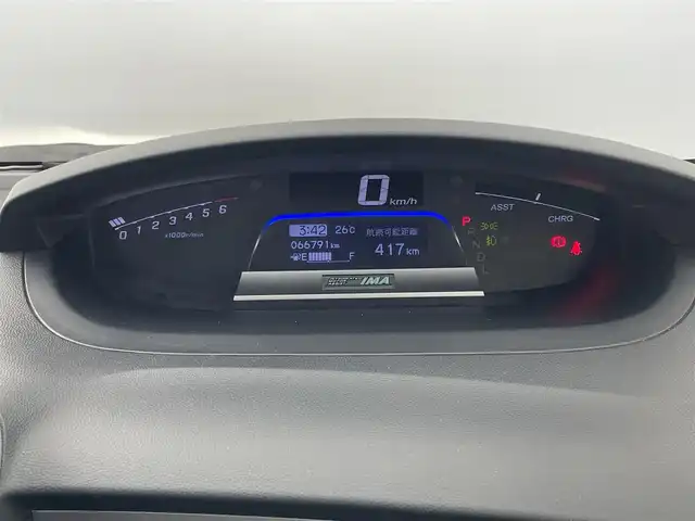 ホンダ フリード ハイブリット ジャストセレクション 埼玉県 2011(平23)年 6.7万km プレミアムブルーオパールメタリック 社外ナビ　バックカメラ　両側パワースライドドア　クルーズコントロール　ＥＴＣ　オートライト　キセノンヘッドライト　ハーフレザーシート　スマートキー　純正１５インチアルミホイール　純正フロアマット