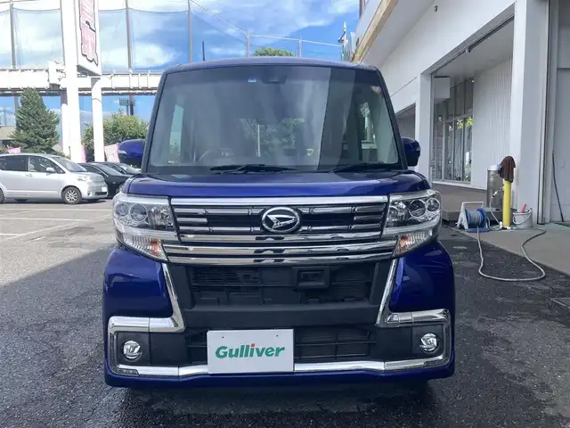 ダイハツ タント カスタム RS トップED SAⅡ 石川県 2016(平28)年 4.7万km ディープブルークリスタルマイカ 純正ナビ(AM/FM/CD/DVD/BT/HDMI/USB/フルセグ)/TVキャンセラー/バックカメラ/リアコーナーセンサー/オートライト/フォグライト/ETC/ハーフレザーシート/純正フロアマット/純正ドアバイザー/純正15インチAW/ナビ連動ドラレコ(前/DRN-H66N)/アイドリングストップ/取説/保証書
