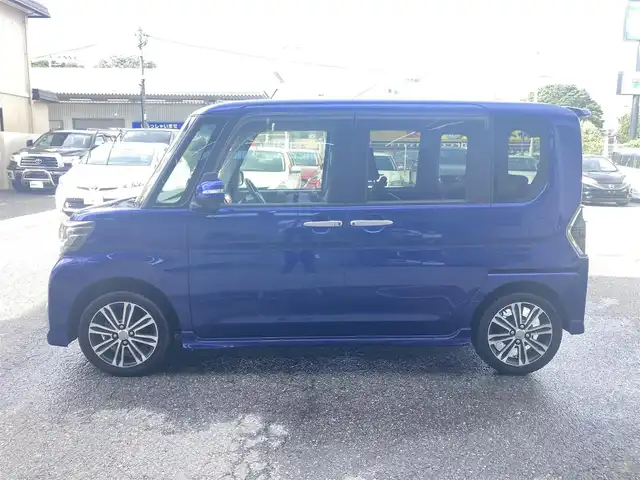 ダイハツ タント カスタム RS トップED SAⅡ 石川県 2016(平28)年 4.7万km ディープブルークリスタルマイカ 純正ナビ(AM/FM/CD/DVD/BT/HDMI/USB/フルセグ)/TVキャンセラー/バックカメラ/リアコーナーセンサー/オートライト/フォグライト/ETC/ハーフレザーシート/純正フロアマット/純正ドアバイザー/純正15インチAW/ナビ連動ドラレコ(前/DRN-H66N)/アイドリングストップ/取説/保証書