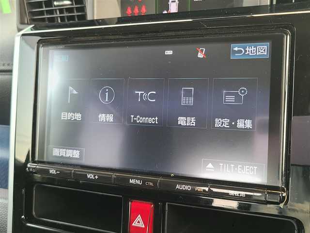 トヨタ ルーミー カスタムG S 福岡県 2017(平29)年 8.7万km ブラックマイカメタリック/レーザーブルークリスタルシャイン 2トーン メモリナビ/（AM/FM/CD/BT/フルセグTV）/クルーズコントロール/コーナーセンサー/バックカメラ/シートヒーター/両側パワースライドドア/衝突軽減システム/横滑り防止装置/２トンカラー/純正フロアマット/純正１４インチアルミホイール/純正LEDヘッドライト/アイドリングストップ/スマートキー/プッシュスタートボタン/ETC