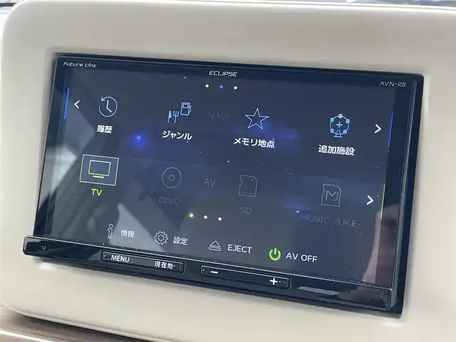 スズキ ラパン X 福岡県 2018(平30)年 5.9万km フォーンベージュメタリック/ホワイト2トーンルーフ 社外メモリナビ/・CD/DVD/BT/フルセグTV/・バックモニター/レーダーブレーキサポート/ETC/シートヒーター（D)/革巻きステアリング/キセノンライト/・オートライト/純正14インチアルミホイール/純正フロアマット
