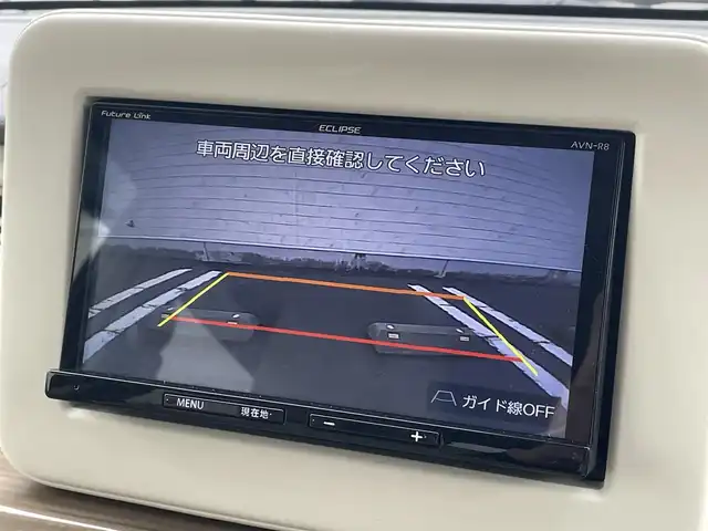 スズキ ラパン X 福岡県 2018(平30)年 5.9万km フォーンベージュメタリック/ホワイト2トーンルーフ 社外メモリナビ/・CD/DVD/BT/フルセグTV/・バックモニター/レーダーブレーキサポート/ETC/シートヒーター（D)/革巻きステアリング/キセノンライト/・オートライト/純正14インチアルミホイール/純正フロアマット