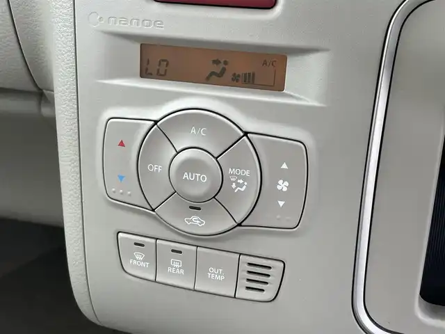 スズキ ラパン X 福岡県 2018(平30)年 5.9万km フォーンベージュメタリック/ホワイト2トーンルーフ 社外メモリナビ/・CD/DVD/BT/フルセグTV/・バックモニター/レーダーブレーキサポート/ETC/シートヒーター（D)/革巻きステアリング/キセノンライト/・オートライト/純正14インチアルミホイール/純正フロアマット