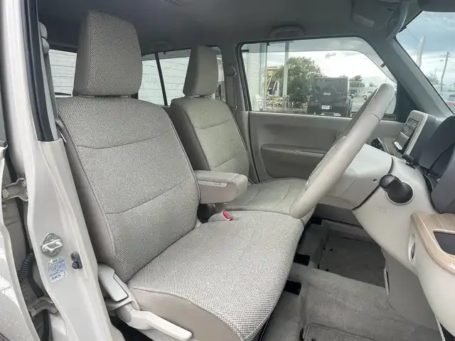 スズキ ラパン X 福岡県 2018(平30)年 5.9万km フォーンベージュメタリック/ホワイト2トーンルーフ 社外メモリナビ/・CD/DVD/BT/フルセグTV/・バックモニター/レーダーブレーキサポート/ETC/シートヒーター（D)/革巻きステアリング/キセノンライト/・オートライト/純正14インチアルミホイール/純正フロアマット