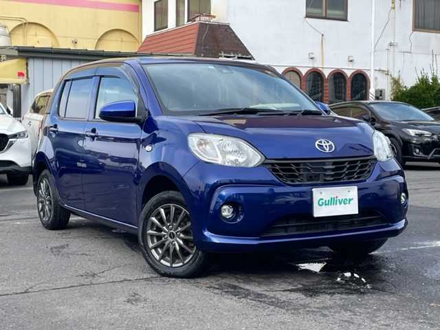 トヨタ パッソ X Lパッケージ S 青森県 2018(平30)年 4.7万km ディープブルークリスタルマイカ 純正オーディオ/寒冷地仕様/４WD/衝突軽減システム/スペアキー/シートヒーター/プッシュスタート/冬タイヤ積込み（2022年製）/ステアリングスイッチ/横滑り防止/アイドリング/ライトレベライザー