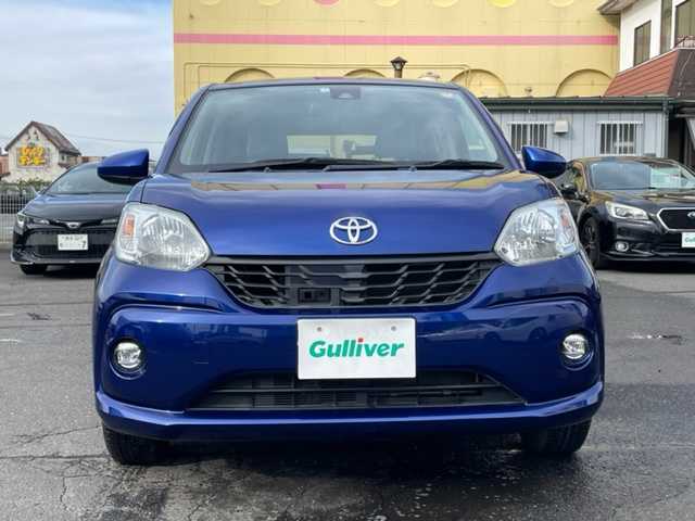 トヨタ パッソ X Lパッケージ S 青森県 2018(平30)年 4.7万km ディープブルークリスタルマイカ 純正オーディオ/寒冷地仕様/４WD/衝突軽減システム/スペアキー/シートヒーター/プッシュスタート/冬タイヤ積込み（2022年製）/ステアリングスイッチ/横滑り防止/アイドリング/ライトレベライザー