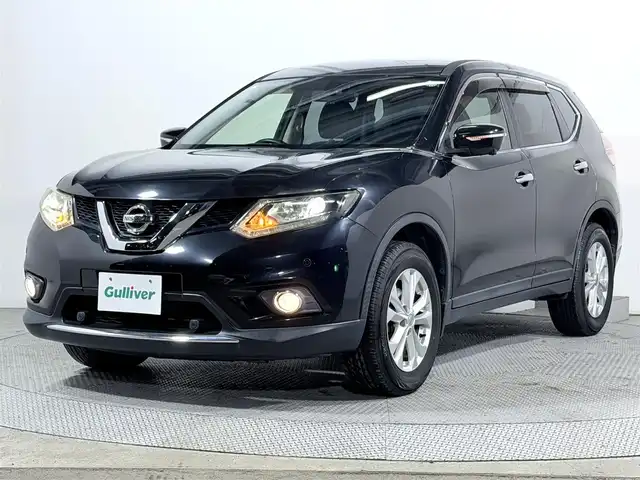 日産 エクストレイル 20X エマージェンシーブレーキ 大阪府 2014(平26)年 3.8万km ダイヤモンドブラック 黒革シート 純正ナビTV 360カメラ シートヒーター クルーズコントロール 衝突軽減ブレーキ スマートキー プッシュスタート
