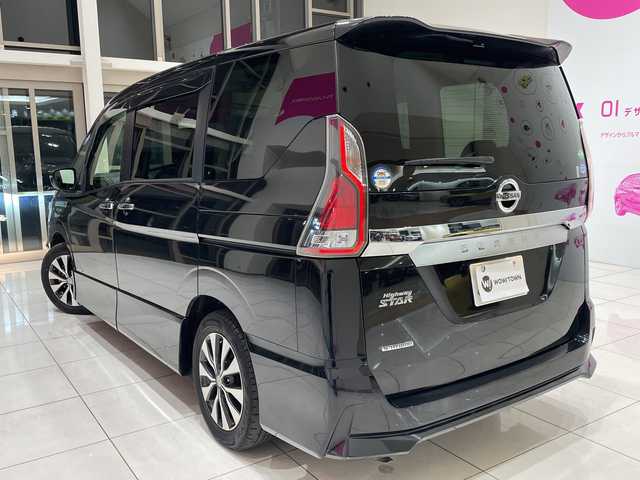 日産 セレナ ハイウェイスターVセレクションⅡ 埼玉県 2019(令1)年 2.8万km ダイヤモンドブラック プロパイロット/エマージェンシーブレーキ/純正9インチナビ/　　CD/DVD/BT/フルセグTV/アラウンドビューモニター/純正フリップダウンモニター/両側パワースライドドア/インテリジェントクルーズコントロール/LEDオートライト/純正16インチAW/インテリジェントルームミラー/プッシュスタート/ETC/禁煙車