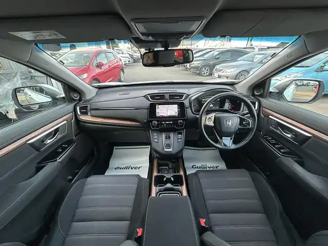ホンダ ＣＲ－Ｖ ハイブリッド EX 山形県 2019(平31)年 5.9万km プラチナホワイトパール 禁煙車/4WD/ホンダセンシング/純正ナビ/フルセグTV/DVD/Bluetooth/リアカメラ/レーダークルーズコントロール/運転席パワーシート/スマートキー/シートヒーター/電子制御パーキングブレーキ/ETC/前後ドライブレコーダー/保証書/取扱説明書