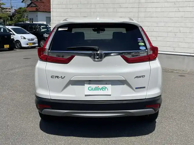 ホンダ ＣＲ－Ｖ ハイブリッド EX 山形県 2019(平31)年 5.9万km プラチナホワイトパール 禁煙車/4WD/ホンダセンシング/純正ナビ/フルセグTV/DVD/Bluetooth/リアカメラ/レーダークルーズコントロール/運転席パワーシート/スマートキー/シートヒーター/電子制御パーキングブレーキ/ETC/前後ドライブレコーダー/保証書/取扱説明書
