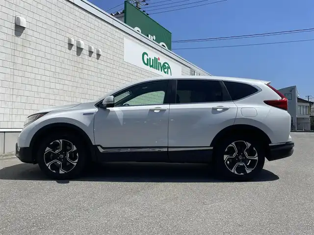 ホンダ ＣＲ－Ｖ ハイブリッド EX 山形県 2019(平31)年 5.9万km プラチナホワイトパール 禁煙車/4WD/ホンダセンシング/純正ナビ/フルセグTV/DVD/Bluetooth/リアカメラ/レーダークルーズコントロール/運転席パワーシート/スマートキー/シートヒーター/電子制御パーキングブレーキ/ETC/前後ドライブレコーダー/保証書/取扱説明書