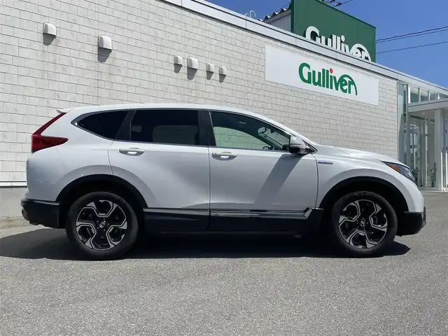 ホンダ ＣＲ－Ｖ ハイブリッド EX 山形県 2019(平31)年 5.9万km プラチナホワイトパール 禁煙車/4WD/ホンダセンシング/純正ナビ/フルセグTV/DVD/Bluetooth/リアカメラ/レーダークルーズコントロール/運転席パワーシート/スマートキー/シートヒーター/電子制御パーキングブレーキ/ETC/前後ドライブレコーダー/保証書/取扱説明書