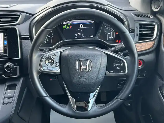ホンダ ＣＲ－Ｖ ハイブリッド EX 山形県 2019(平31)年 5.9万km プラチナホワイトパール 禁煙車/4WD/ホンダセンシング/純正ナビ/フルセグTV/DVD/Bluetooth/リアカメラ/レーダークルーズコントロール/運転席パワーシート/スマートキー/シートヒーター/電子制御パーキングブレーキ/ETC/前後ドライブレコーダー/保証書/取扱説明書