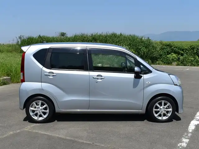 ダイハツ ムーヴ X リミテッド SAⅢ 福岡県 2018(平30)年 4.3万km ブライトシルバーメタリック ●ワンオーナー/●純正SDナビ/フルセグTV/Bluetooth/ 【NSZN-W68D】/●バックカメラ/●スマートキー×2/●エンジンプッシュスタート/●D席シートヒーター/●バックセンサー