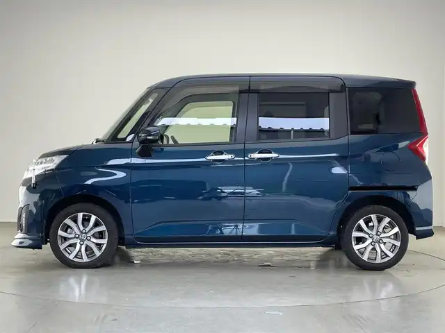 トヨタ ルーミー カスタムG－T 愛知県 2020(令2)年 6.1万km レーザーブルークリスタルシャイン 純正９型ナビ　フルセグＴＶ　Ｂｌｕｅｔｏｏｔｈ　全方位カメラ　スマアシIII　衝突軽減装置　車線逸脱　クルーズコントロール　ＬＥＤオートライト　フォグランプ　ＥＴＣ　コーナーセンサー　リアシェード オートハイビーム　禁煙車