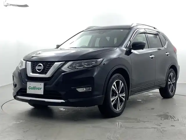 日産 エクストレイル 20X 福井県 2017(平29)年 2.8万km ダイヤモンドブラック パートタイム4WD/サンルーフ/純正9インチナビ/純正フロアマット/LEDオートライト/プロパイロット/アラウンドビューモニター/エマージェンシーブレーキ/ダウンヒルアシストコントロール/デジタルインナーミラー/ミラーヒーター/電子パーキング/オートホールド/クリアランスソナー/パワーバックドア/撥水カプロンシート/電動格納ミラー/本革巻ハンドル/インテリジェントキー/プッシュエンジンスタート