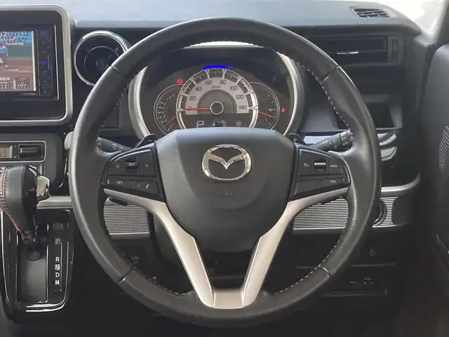 マツダ フレアワゴン カスタムスタイル ハイブリッド XT 島根県 2018(平30)年 1.7万km ピュアホワイトP 社外メモリナビ(CD/DVD/BT/フルセグ)/デュアルセンサーブレーキサポート/ ・誤発進抑制機能/ ・後退時ブレーキサポート/ ・車線逸脱警報機能/ ・ふらつき警報/ ・先行車発進お知らせ機能/ ・ハイビームアシスト/バックカメラ/ETC/クルーズコントロール/前席シートヒーター /両側パワースライドドア /アイドリングストップ/電動格納ミラー/純正フロアマット/取扱説明書/保証書/スペアキー×1