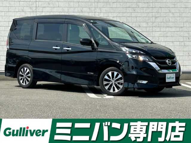 日産 セレナ ハイウェイスターVセレクションⅡ 福岡県 2019(平31)年 3.8万km ダイヤモンドブラック 純正9型SDナビ(フルセグTV/CD/DVD/BT)アラウンドビューモニター後席フリップダウンモニターエマージェンシーブレーキコーナーセンサー両側パワスラクルコンドラレコETCUSBポート純正LEDヘッドライト純正フロアマット純正16インチアルミホイールプッシュスタートスマートキー