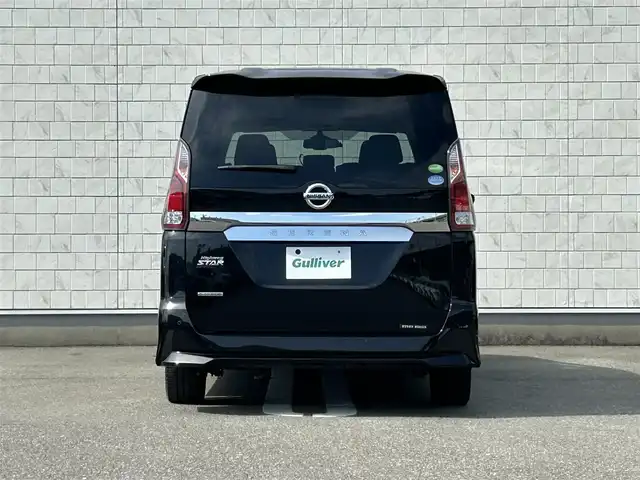 日産 セレナ ハイウェイスターVセレクションⅡ 福岡県 2019(平31)年 3.8万km ダイヤモンドブラック 純正9型SDナビ(フルセグTV/CD/DVD/BT)アラウンドビューモニター後席フリップダウンモニターエマージェンシーブレーキコーナーセンサー両側パワスラクルコンドラレコETCUSBポート純正LEDヘッドライト純正フロアマット純正16インチアルミホイールプッシュスタートスマートキー