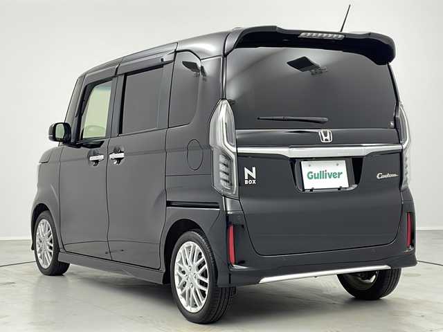 ホンダ Ｎ ＢＯＸ カスタム L ターボ 茨城県 2022(令4)年 2万km クリスタルブラックパール 衝突軽減ブレーキ/フルセグTV/純正ナビ/アダプティブクルーズコントロール/アイドリングストップ/ETC/純正前後ドライブレコーダー/バックモニター/両側電動スライドドア/ハーフレザーシート/シートヒーター（D＋N席）/LEDヘッドライト/純正アルミホイール/純正フロアマット/スマートキー