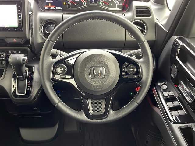 ホンダ Ｎ ＢＯＸ カスタム L ターボ 茨城県 2022(令4)年 2万km クリスタルブラックパール 衝突軽減ブレーキ/フルセグTV/純正ナビ/アダプティブクルーズコントロール/アイドリングストップ/ETC/純正前後ドライブレコーダー/バックモニター/両側電動スライドドア/ハーフレザーシート/シートヒーター（D＋N席）/LEDヘッドライト/純正アルミホイール/純正フロアマット/スマートキー