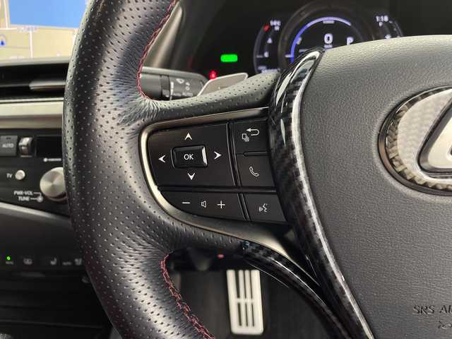 レクサス ＥＳ 300h Fスポーツ 鹿児島県 2020(令2)年 2.9万km グラファイトブラックガラスフレーク ワンオーナー/メーカーOPナビ/(CD/DVD/BT/フルセグ)/サンルーフ/レクサスセーフティシステム＋/パノラミックビューモニター/バックカメラ/プリクラッシュセーフティー/レーントレーシングアシスト/ブラインドスポットモニター/パーキングサポートアラート/レーダークルーズコントロール/前席パワーシート/前席シートヒーター/前席シートベンチレーション/運転席シートメモリー/ステアリングヒーター/オートハイビーム/オートライト/社外レーダー/前方ドライブレコーダー/ビルトインETC2.0/パドルシフト/電動リヤサンシェード/純正フロアマット