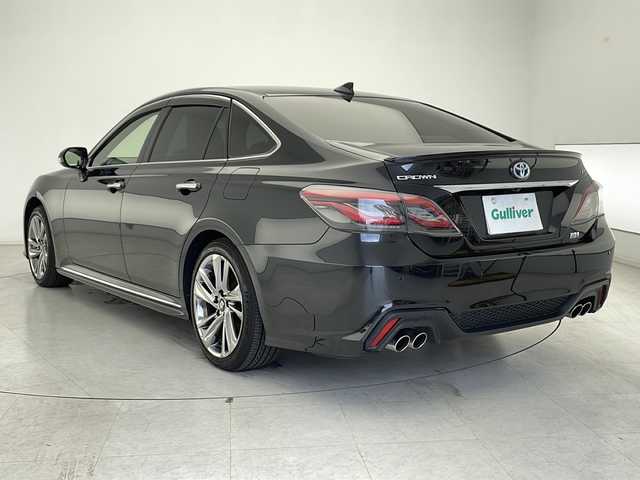 トヨタ クラウン ハイブリッド RS アドバンス 千葉県 2021(令3)年 3.4万km プレシャスブラックパール 純正12.3インチナビ/（フルセグ/Bluetooth/CD/DVD/AM/FM）/Miracast/バックカメラ/トヨタセーフティーセンス/(レーダークルーズコントロール レーンキープアシスト ブラインドスポットモニター　衝突軽減ブレーキ)/本革シート/前後コーナーセンサー/ビルトインETC/ヘッドアップディスプレイ/ステアリングスイッチ/パドルシフト/電子パーキング/電動格納ミラー/スマートキー/スペアキー1本/トランクイージークローズ