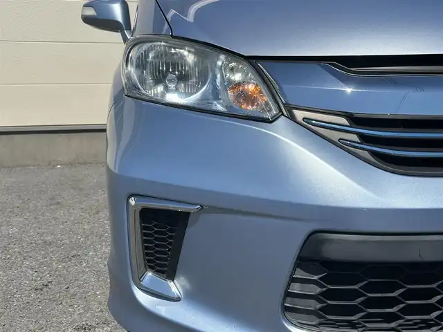 ホンダ フリード ハイブリット ジャストセレクション 茨城県 2014(平26)年 5.4万km プレミアムブルーオパールメタリック 純正ナビ/Bカメラ/クルーズコントロール/Bluetooth/両側パワースライドドア/ETC/ドライブレコーダー/ワンセグTV/3列シート/オートライト/スマートキー/純正AW/純正フロアマット/W＋サイドエアバッグ