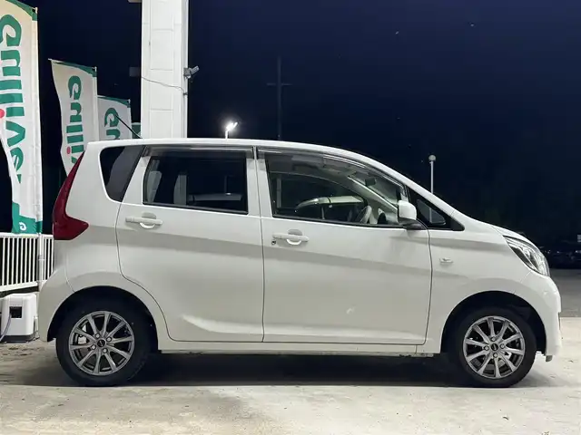 三菱 ｅＫワゴン E 兵庫県 2018(平30)年 6.5万km ホワイト 社外ナビ/地デジTV/キーレスキー/運転席シートヒーター/電格ドアミラー/スチールホイール（サマータイヤ）/に付け替えをしております。/社外 AW(スタッドレス）はございません。