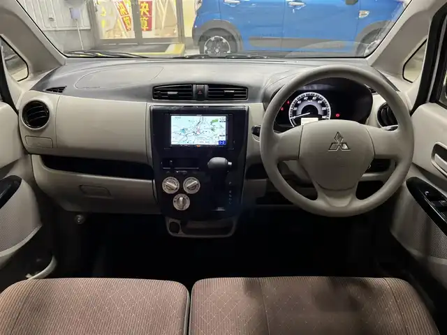 三菱 ｅＫワゴン E 兵庫県 2018(平30)年 6.5万km ホワイト 社外ナビ/地デジTV/キーレスキー/運転席シートヒーター/電格ドアミラー/スチールホイール（サマータイヤ）/に付け替えをしております。/社外 AW(スタッドレス）はございません。
