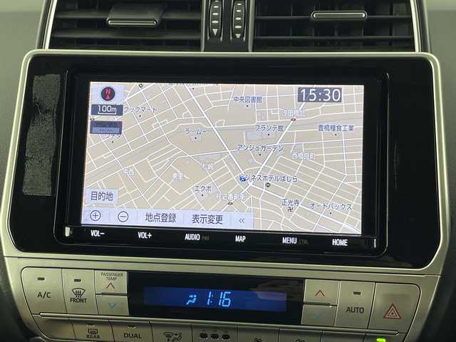 トヨタ ランドクルーザー プラド TX Lパッケージ ブラックED 愛知県 2021(令3)年 6.9万km ブラック 禁煙車/4WD/純正9インチナビ/（CD/DVD/Bluetooth/フルセグ/SD）/バックカメラ/サンルーフ/Toyota Safety Sense /・レーダークルーズコントロール/・レーンデパーチャーアラート/・プリクラッシュセーフティ/・ロードサインアシスト/・先行車発進告知/・前後クリアランスソナー/レザーシート/前席シートヒーター/前席席シートベンチレーション/前席パワーシート/電動格納サードシート/ルーフレール/ヘッドライトウォッシャー/純正18インチアルミホイール/プッシュスタート/スマートキー/スペアキー1本/LEDヘッドライト/フロントフォグランプ/横滑り防止装置/フルフラットシート/純正フロアマット