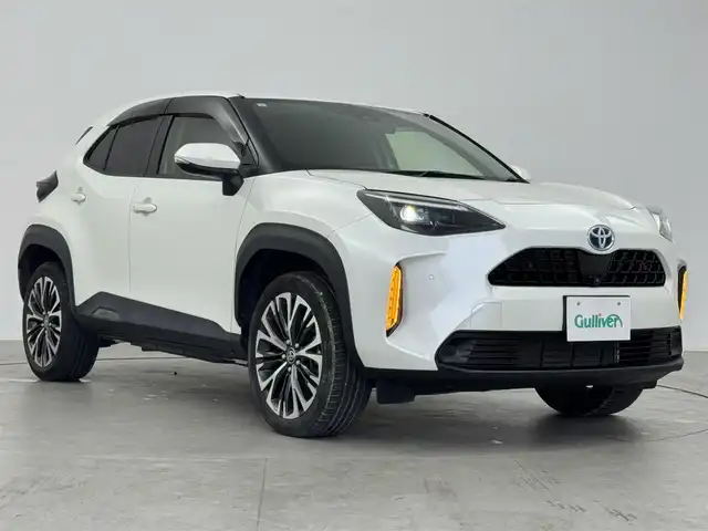 トヨタ ヤリスクロス ハイブリッド Z 愛知県 2021(令3)年 4.8万km ホワイトパールクリスタルシャイン ９インチディスプレイオーディオ/（Bluetooth）　/レーダークルーズコントロール　/パノラミックビューモニター　/ブラインドスポットモニター　/コーナーセンサー　/衝突軽減システム　/レーンキープアシスト　/ハーフレザーシート　/運転席パワーシート　/前席シートヒーター　/ドライブレコーダー　/ＥＴＣ/純正AW　